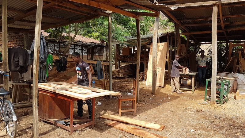 The local carpenter made the Beds4Poor…