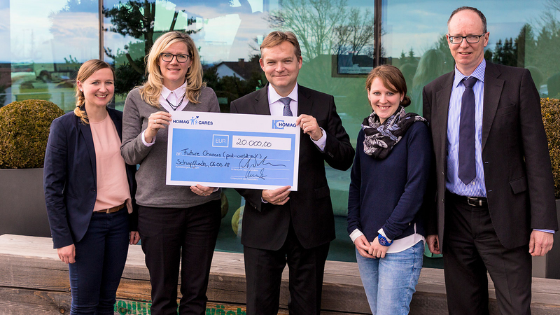 The donation was given to Future Chances in December — those involved have now met up and discussed what the money has been used for so far.