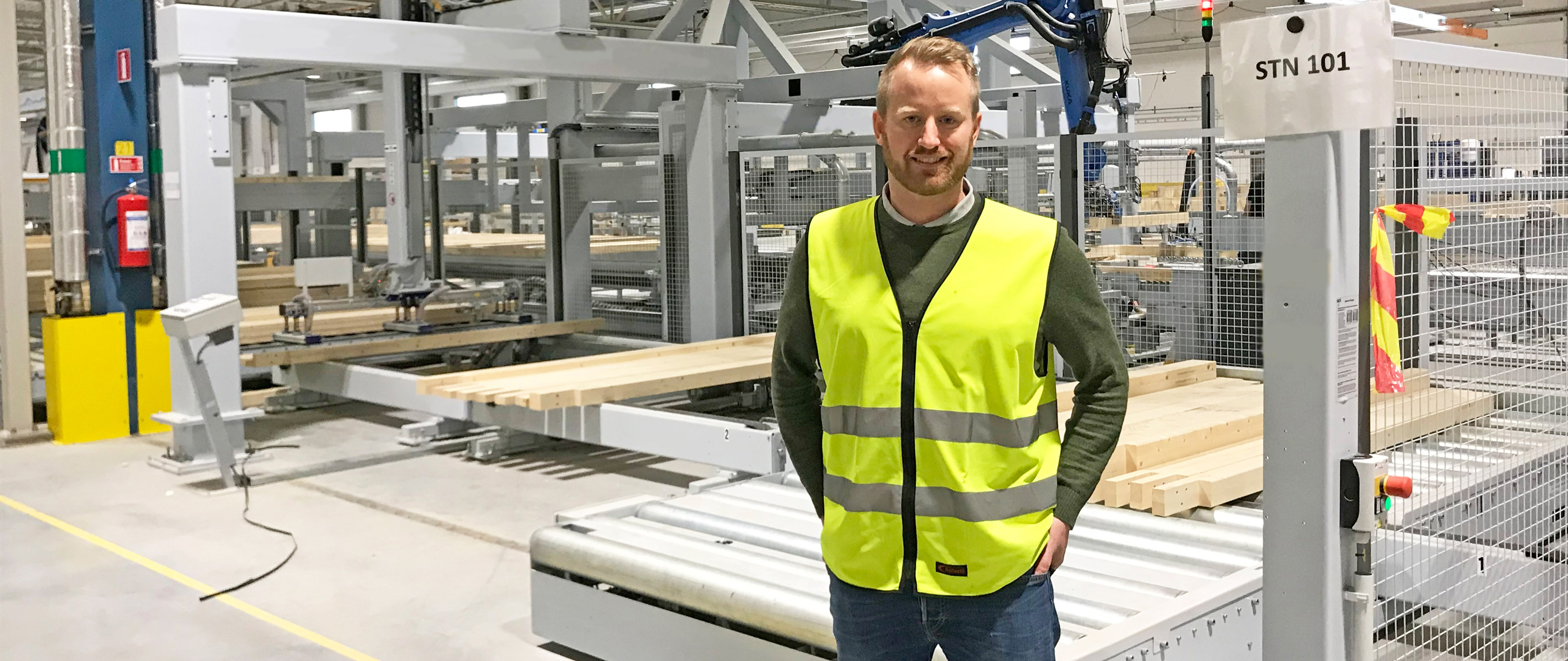 Ola Magnusson, project manager at Lindbäcks.