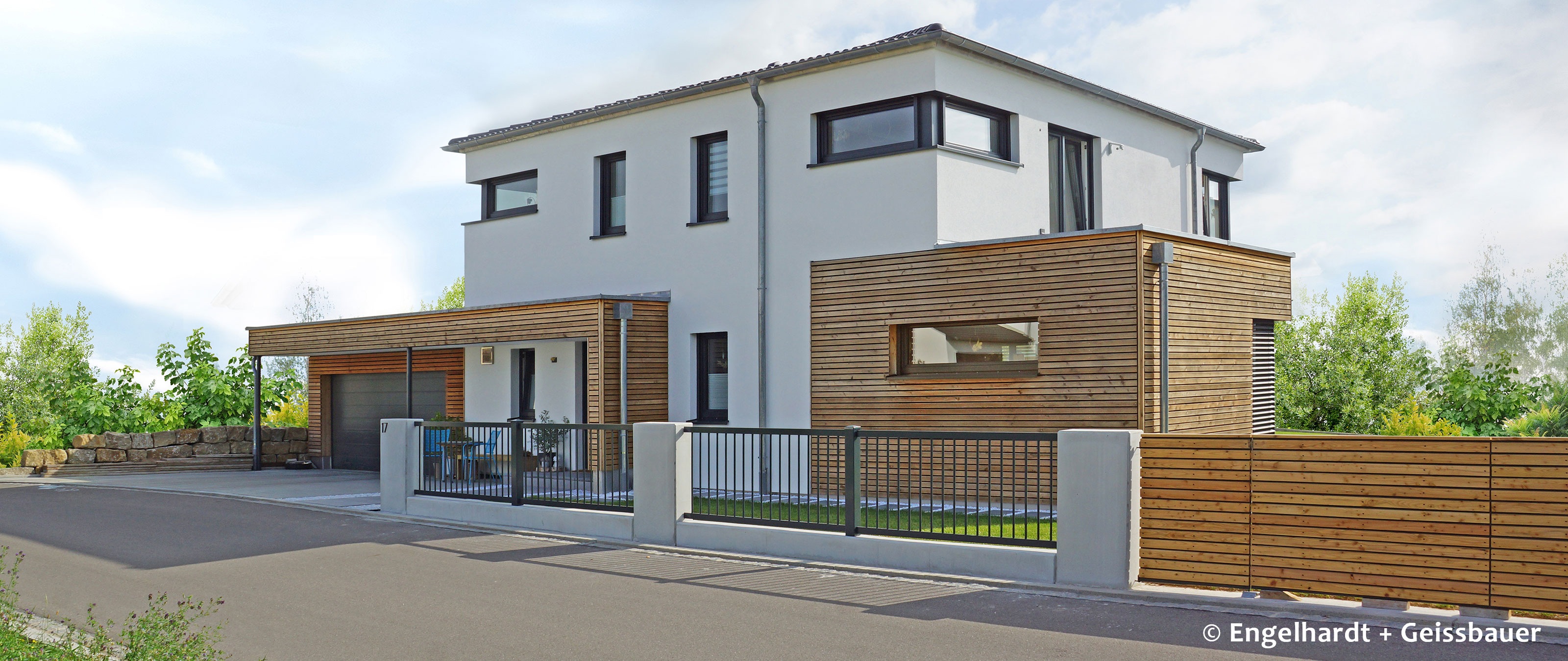 Haus im Holzrahmenbau von Engelhardt + Geissbauer