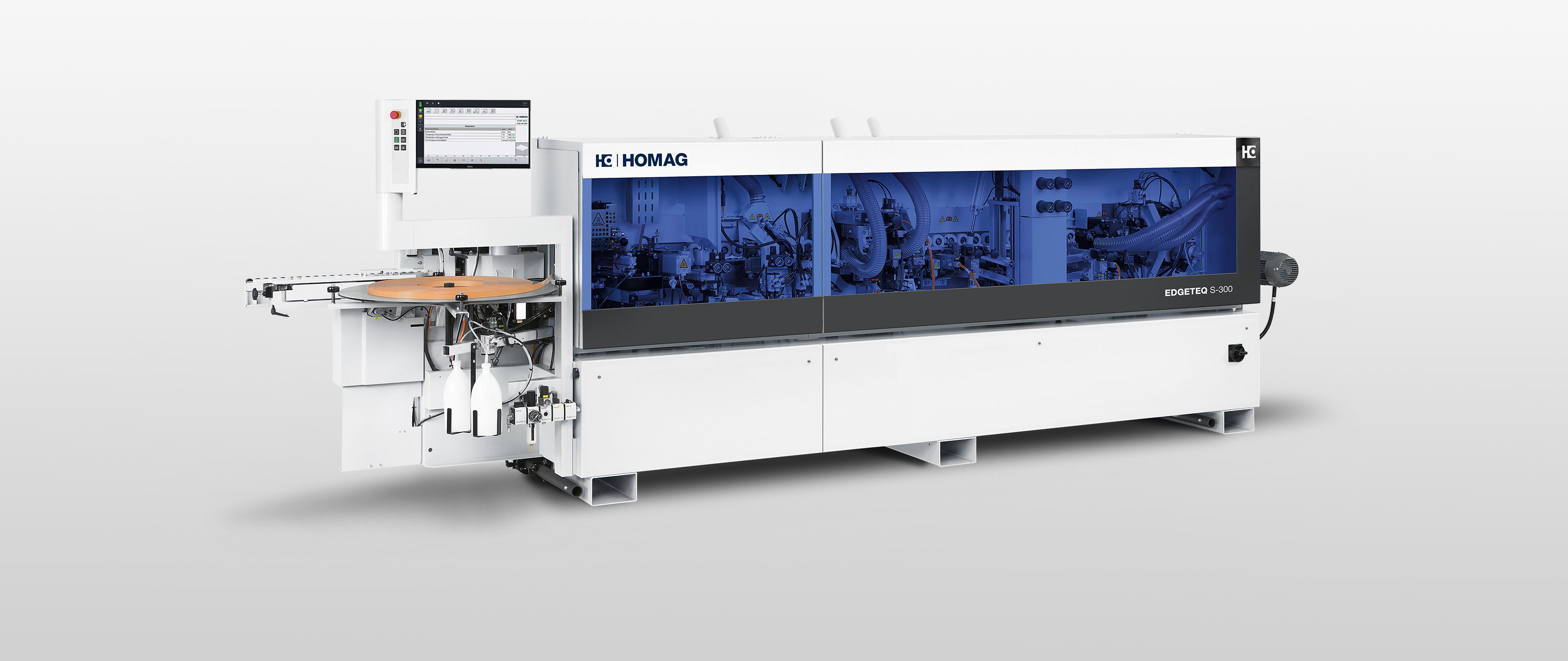 Edge-banding-machine EDGETEQ S-300 from BRANDT